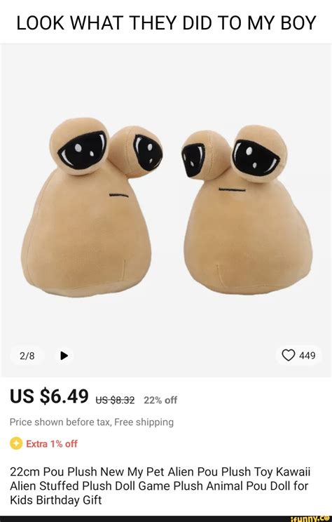 pou plush|pou plush meme.